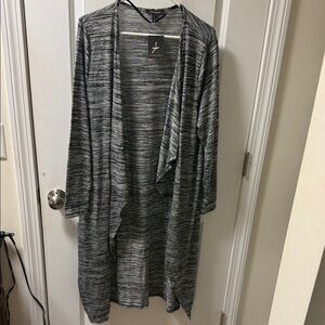 Atmosphere Charcoal Heather Duster style Cardigan